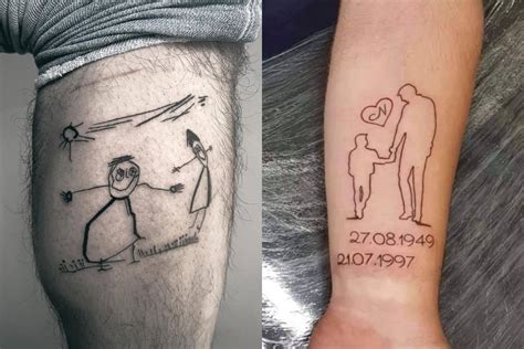 tattoo padre e figli|Tatuaggi padre e figlio